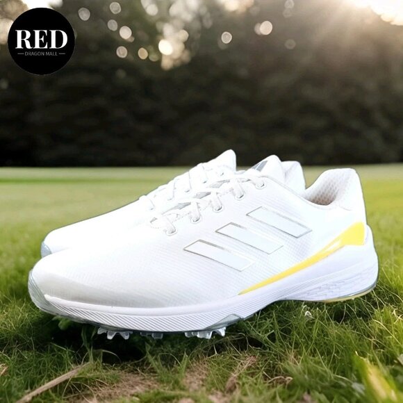 Adidas ZG23 Cloud White Silver Metallic Spark IF0329 Golf Shoes - Men’s Size 13 main image 13